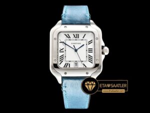 CAR0429E -Santos De Cartier 2018 Mens SSLE (Blue) Wht Swiss Qtz - 06.jpg